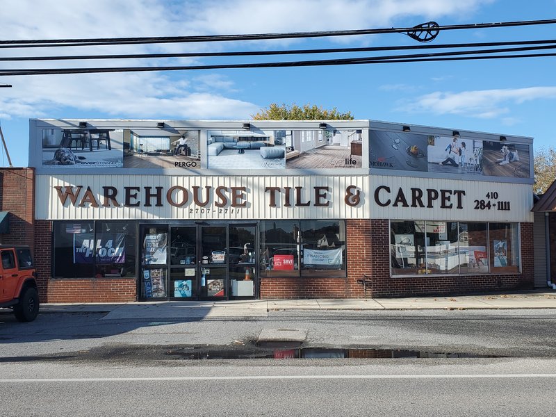 Warehouse Tile & Carpet Storefront in Baltimore, MD area